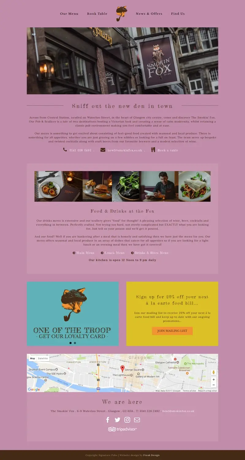 Fox on Fire – Branding Glasgow’s Bold New Bar