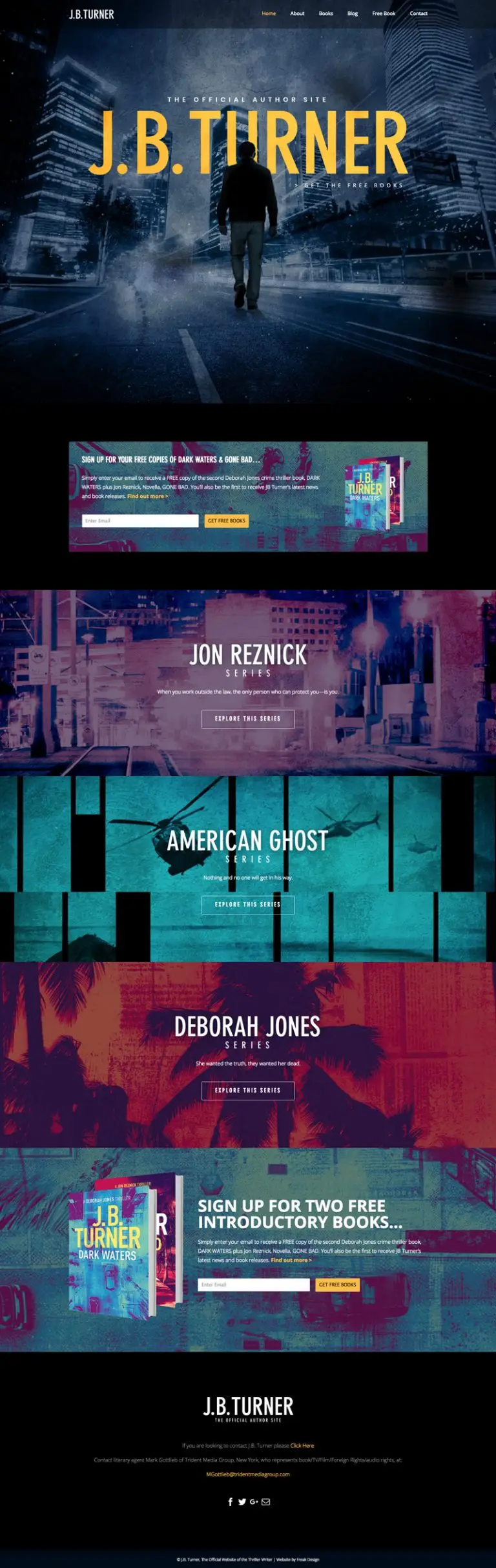Official Author Website for Bestselling Thriller Writer J.B. Turner