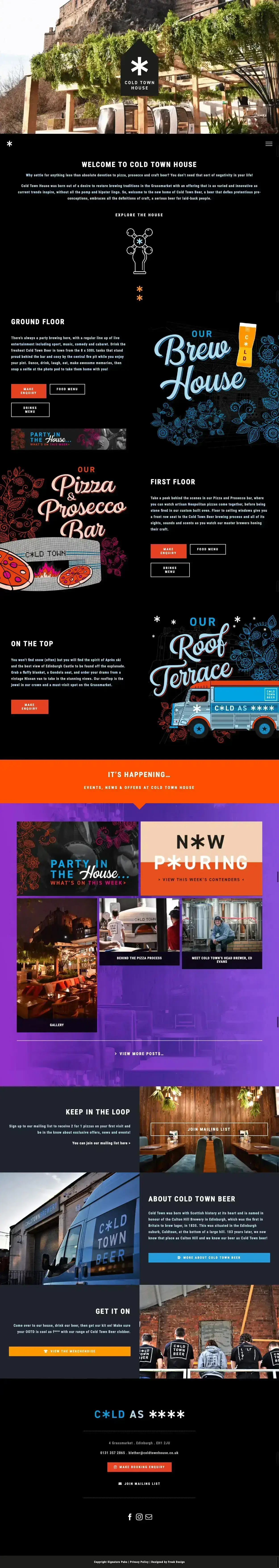 Branding & Web Design for Edinburgh’s Standout City Centre Bar