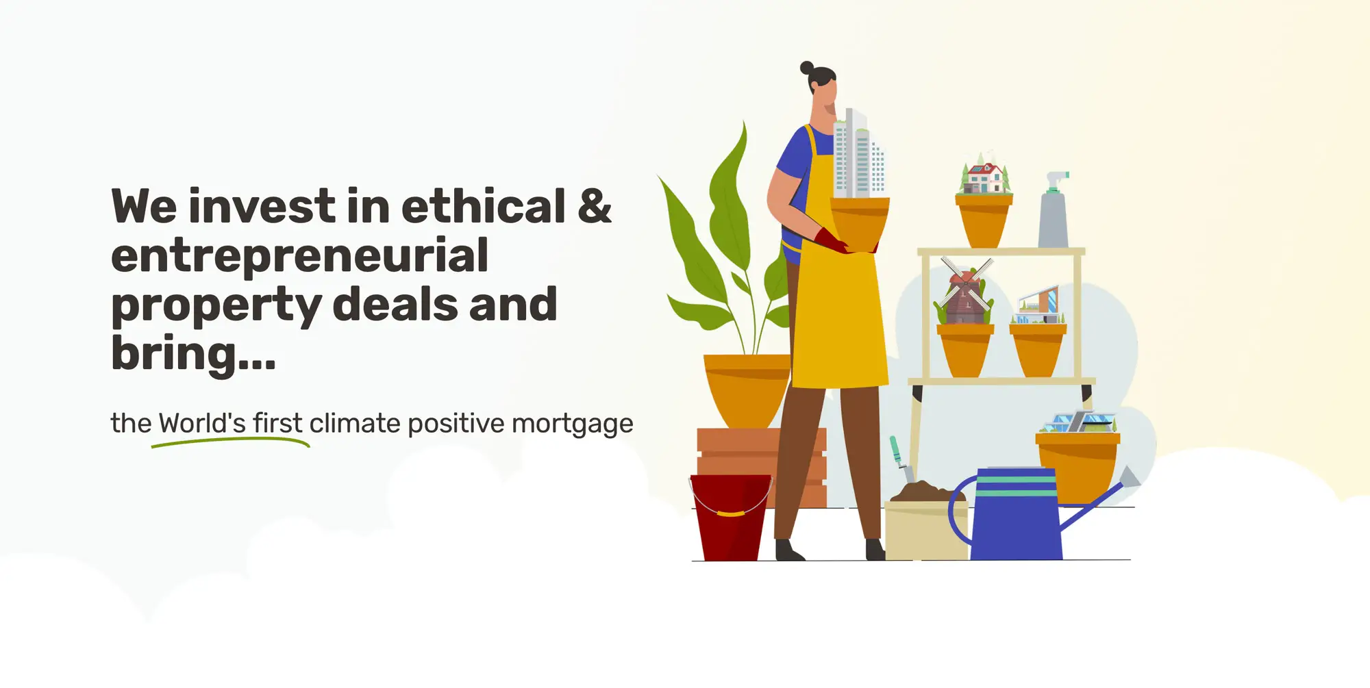 Designing a clean, modern website for an ethical investment brand